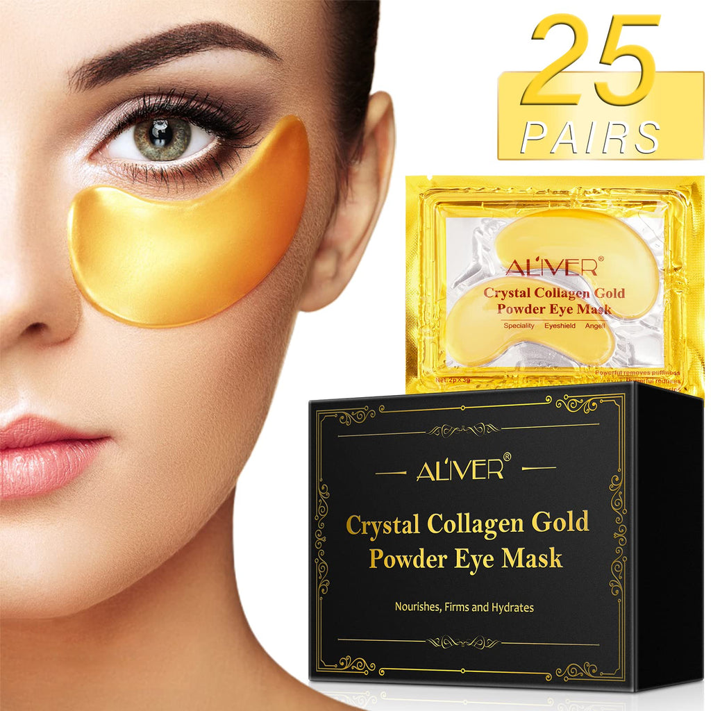Mascarilla de Ojos Reparadora de Cúrcuma y Oro 24K