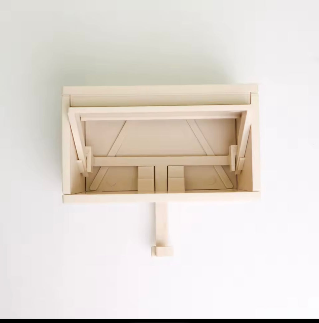 Soporte para llaves de garaje de coche con puerta de apertura.