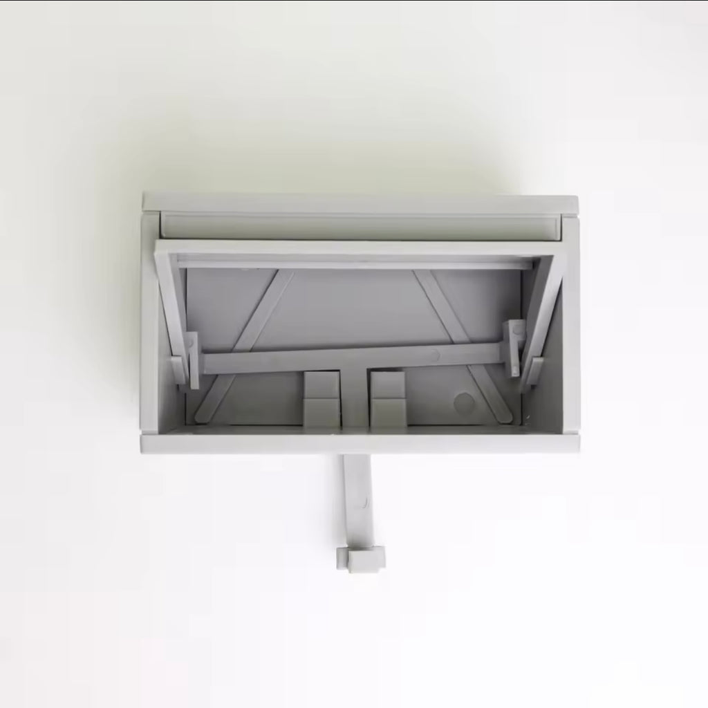 Soporte para llaves de garaje de coche con puerta de apertura.