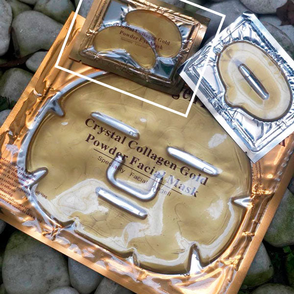 Mascarilla de Ojos Reparadora de Cúrcuma y Oro 24K